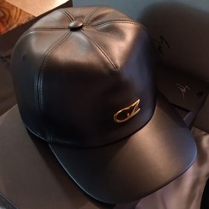 Giuseppe Zanotti Napa Leather GZ-logo Hat
